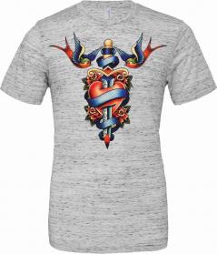 T-shirt unisex Poly-Cotton EFFETTO