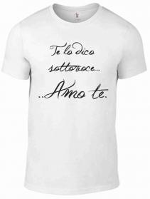 MAGLIETTA DA UOMO 100% COTONE BIANC
