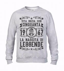 Felpa girocollo Fashion con stampa