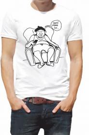 MAGLIETTA DA UOMO 100% COTONE BIANC