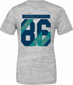 T-shirt unisex Poly-Cotton EFFETTO